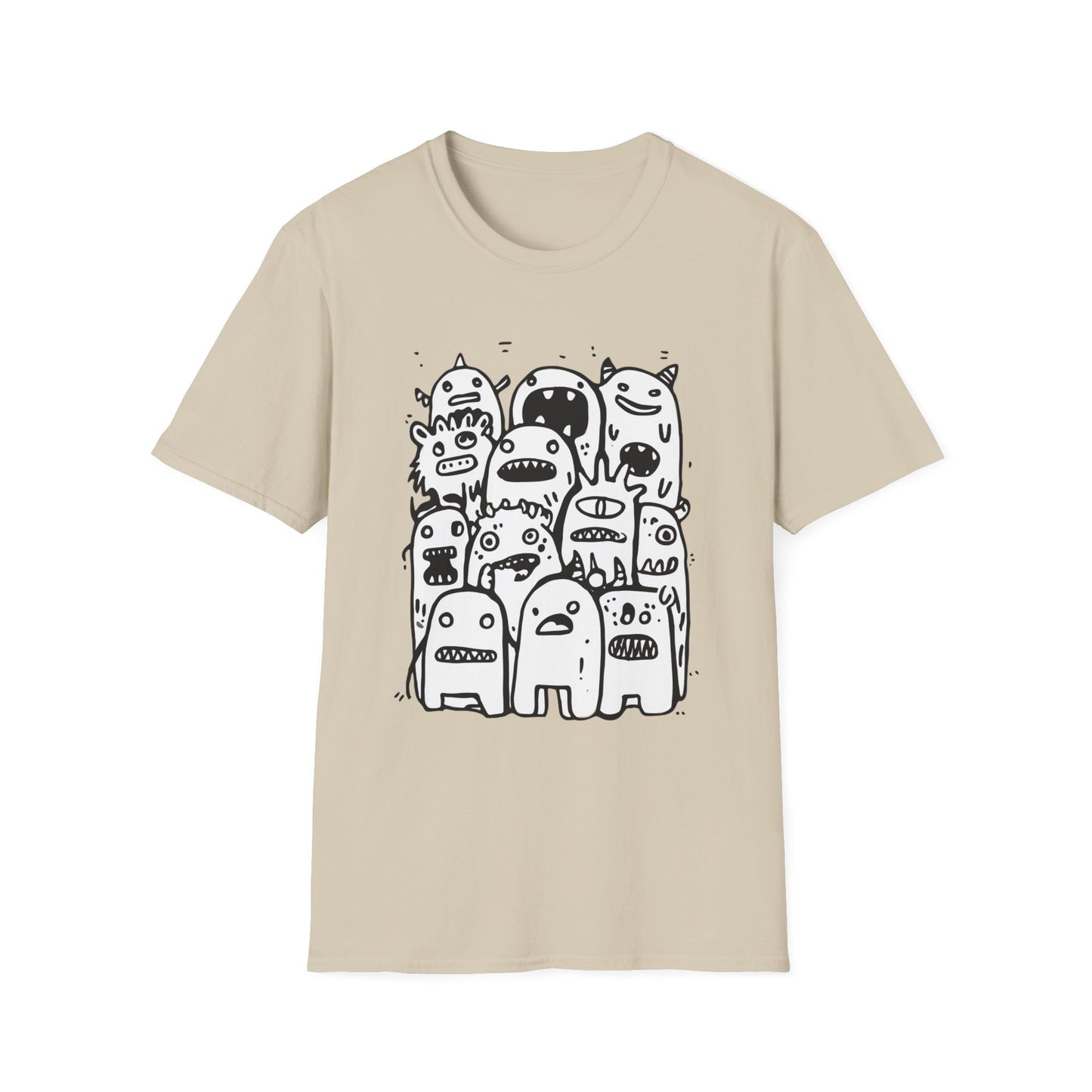 Monster Mash Up Halloween Design Tee