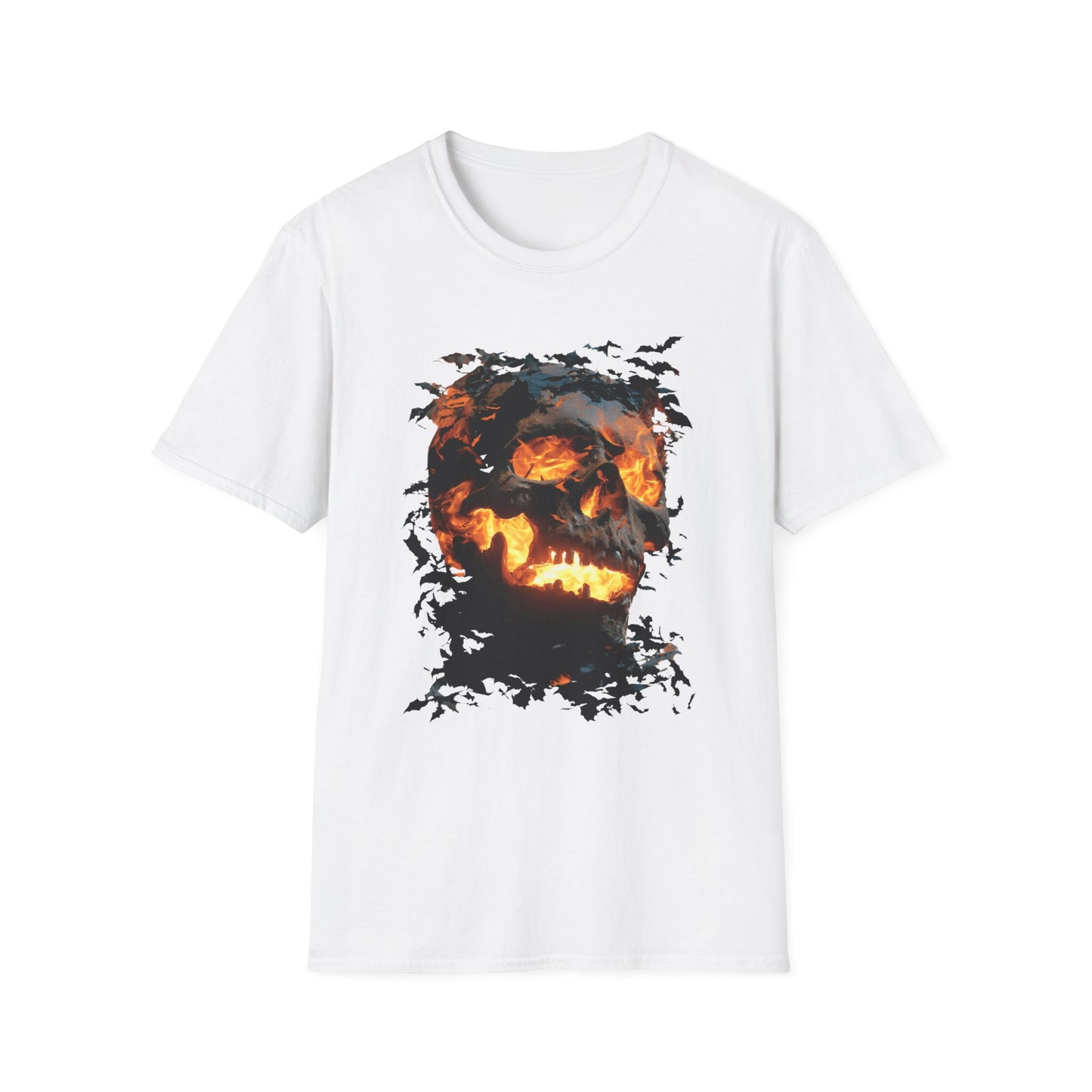 Ashborn Infernal Skull Halloween Head Tee