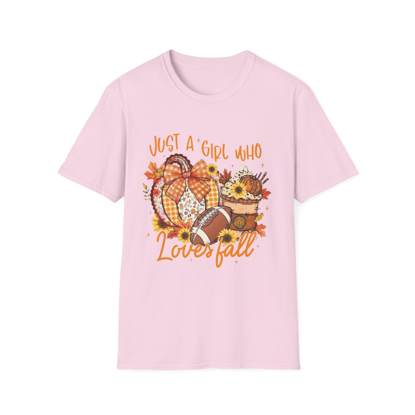 Just a Girl Who Loves Fall Short Sleeve Tee