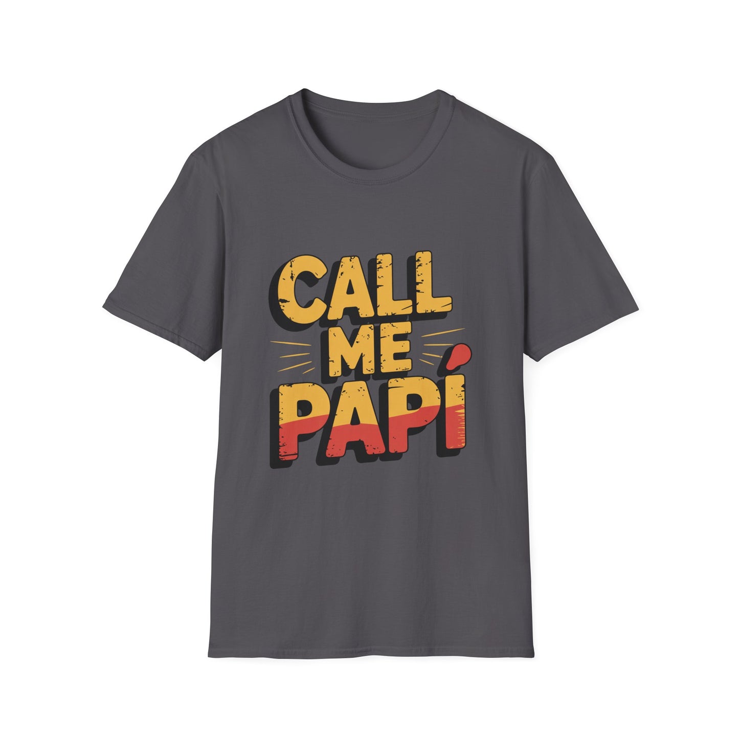 CALL ME PAPÍ – Distressed Gradient Tee