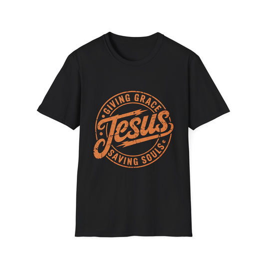 Jesus-Giving Grace and Saving Souls Graphic T-Shirt