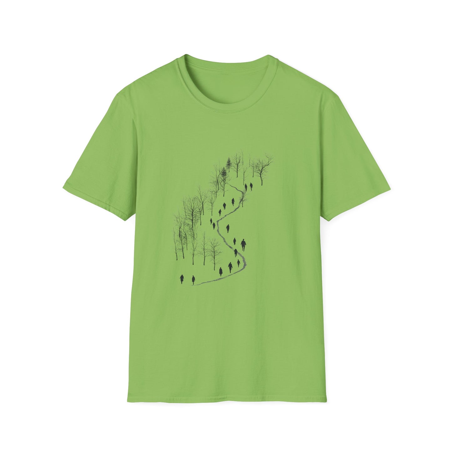 The Path Between – Monochrome Forest Journey Tee