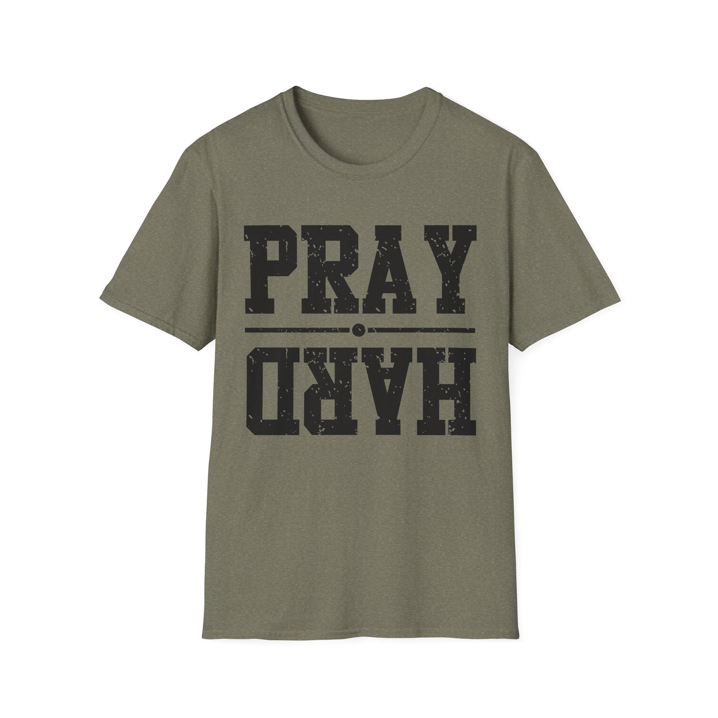 Pray Hard Bold Faith Tee – Power in Every Prayer