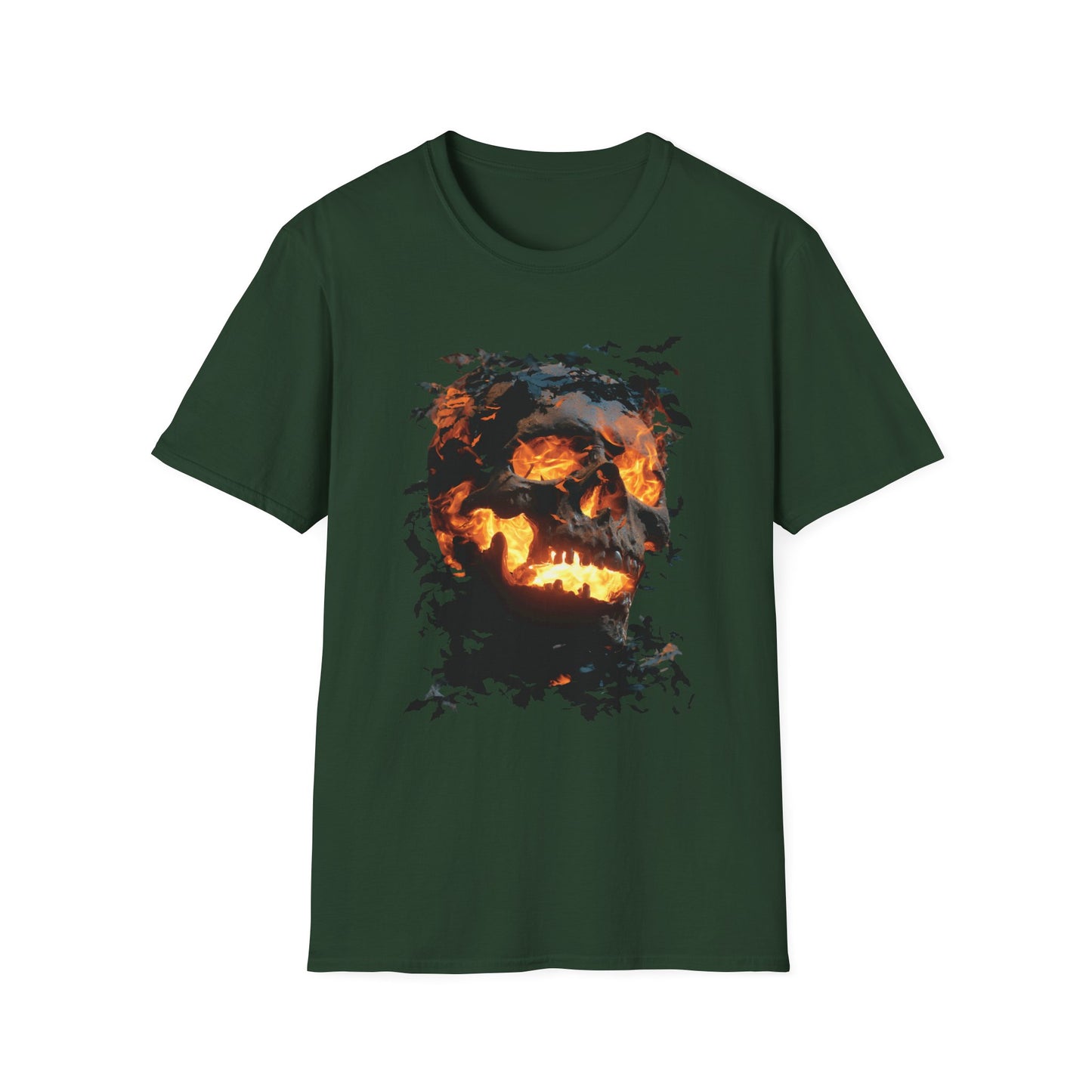 Ashborn Infernal Skull Halloween Head Tee