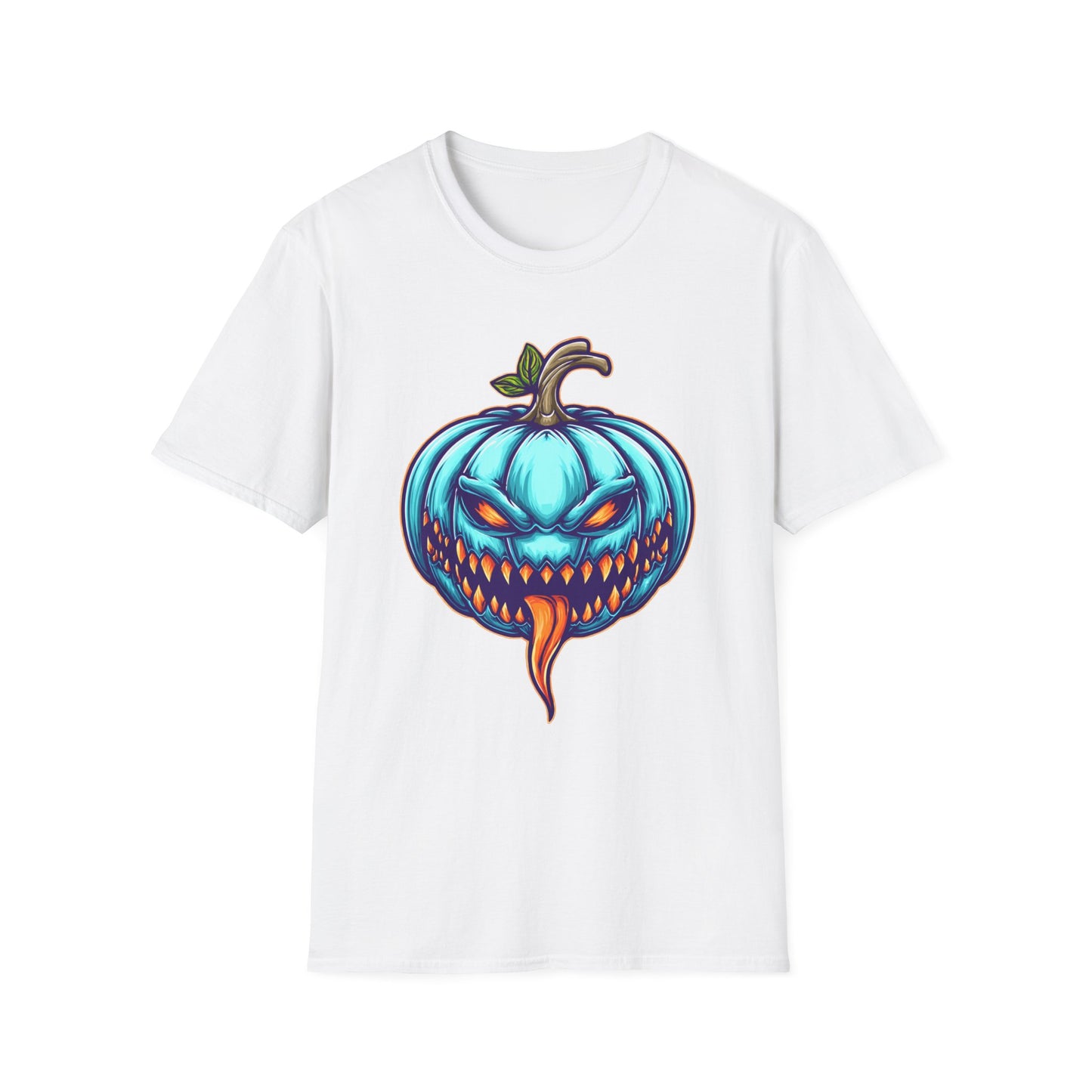 Tongue Twister Mutant Pumpkin Halloween Head Tee