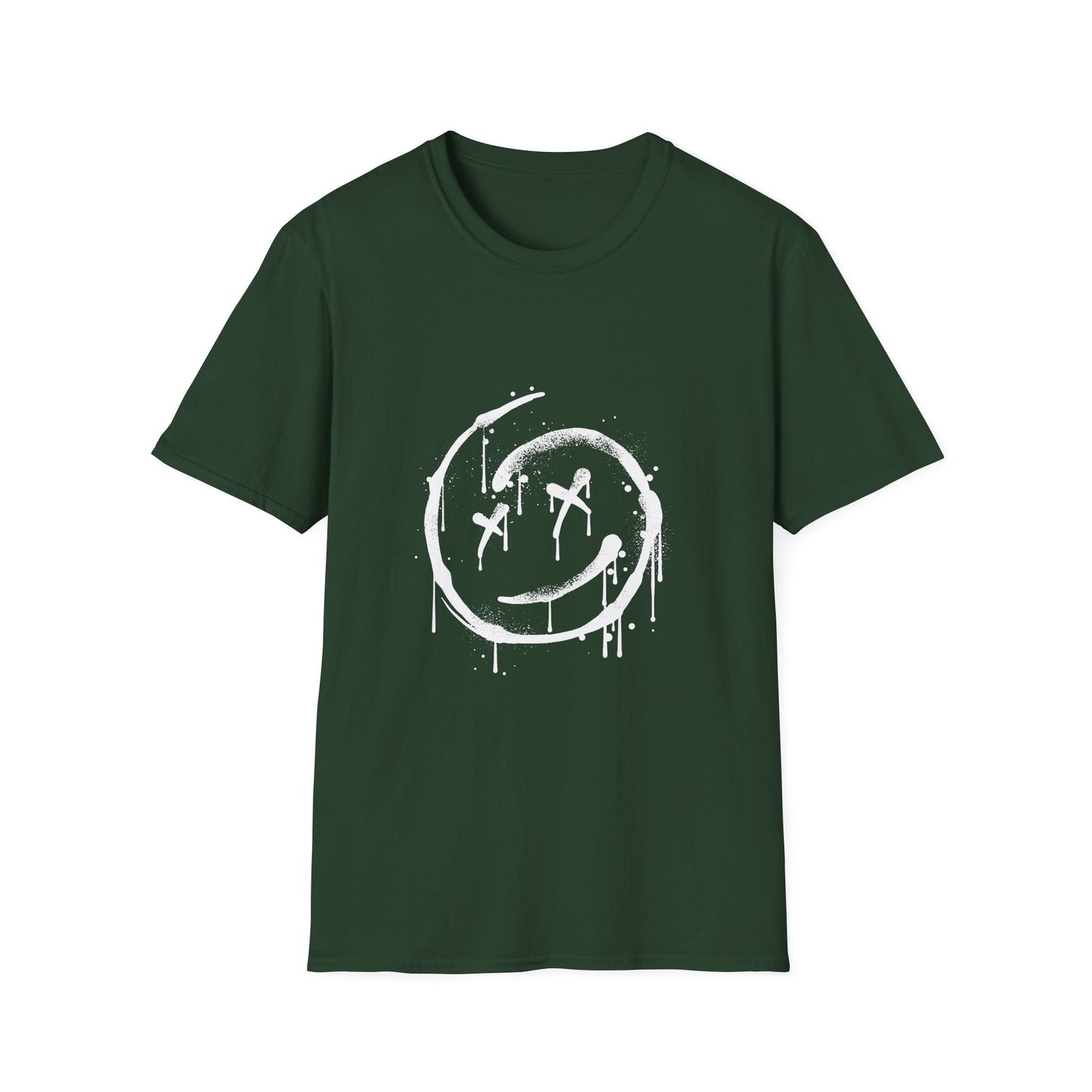 Dripping Smiley Face Graphic Tee