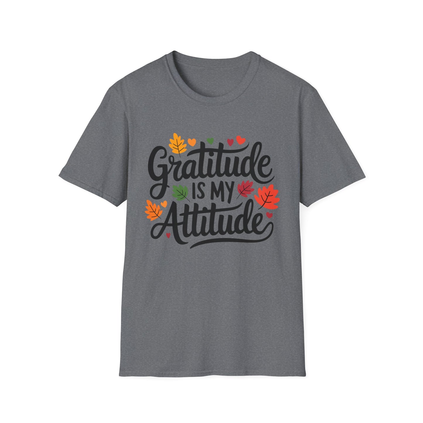 Gratitude Is My Attitude – Autumn Heart Edition Short Sleeve Tee
