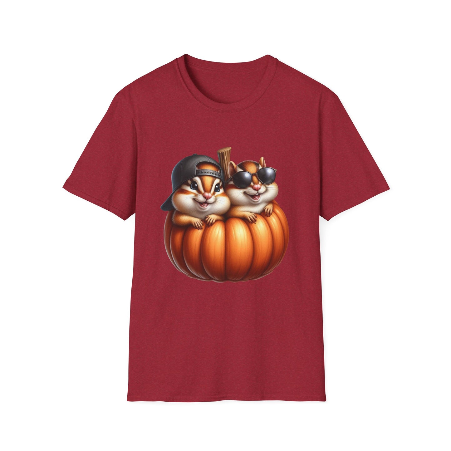 “Pumpkin Pals” Tee – Chipmunk Chill Edition