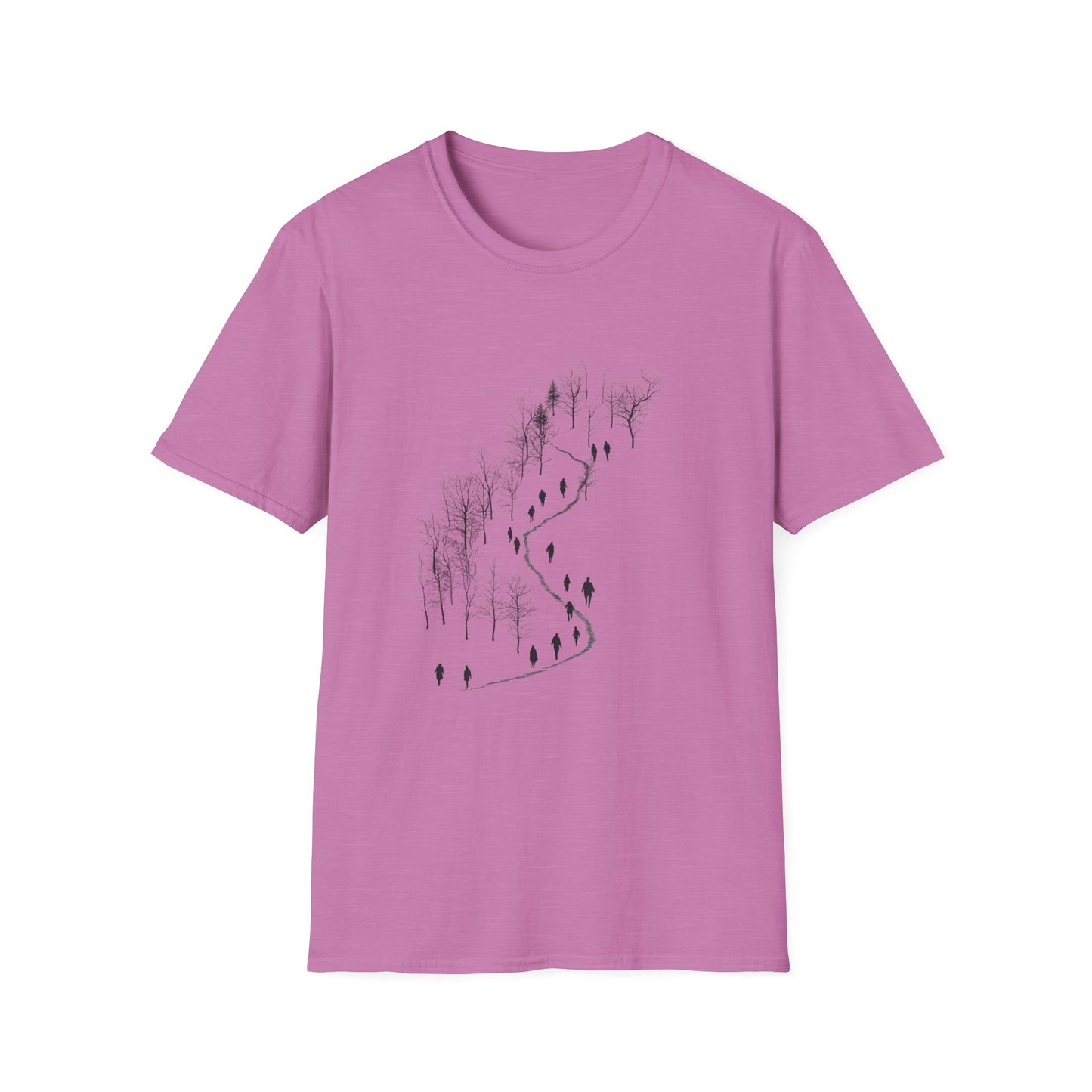 The Path Between – Monochrome Forest Journey Tee