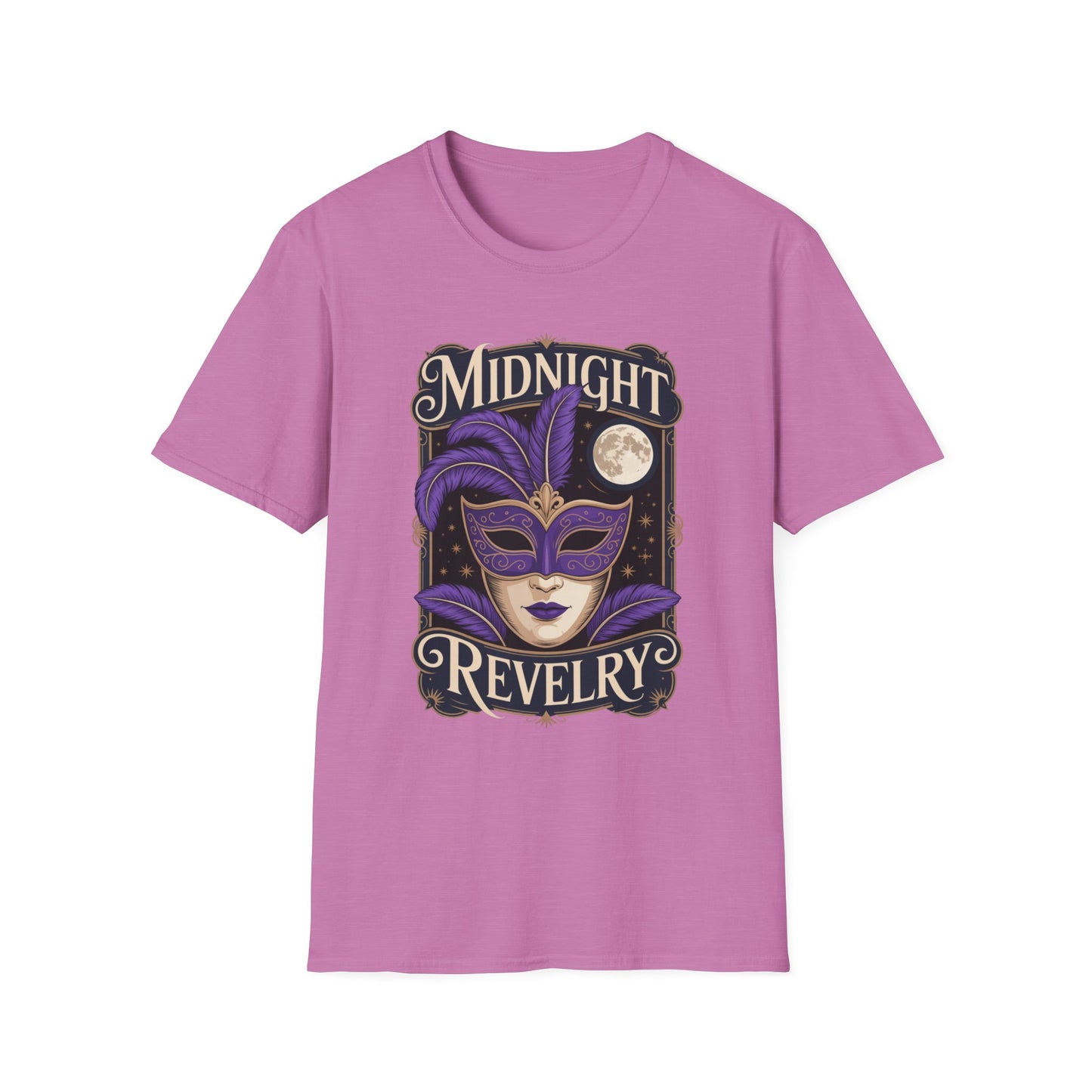 Midnight Revelry Masquerade Graphic Tee