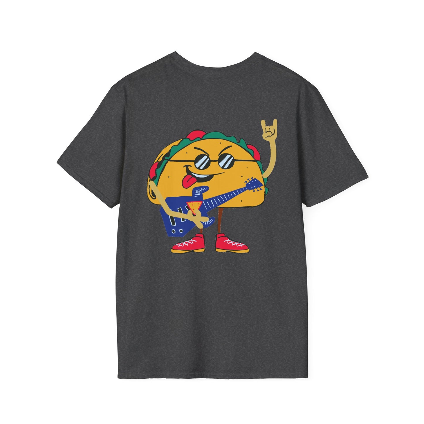 Rock Yo Taco Front Chest Logo and Back Print Tee