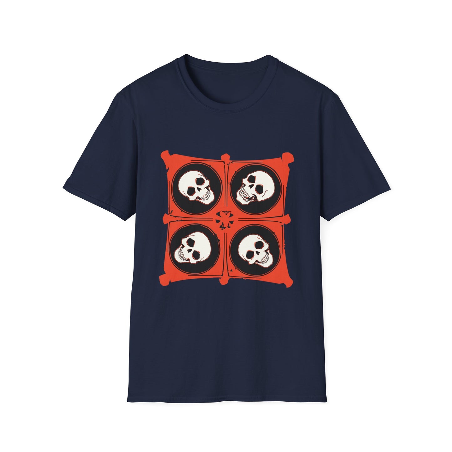 Skull Grid Syndicate Halloween Head Tee
