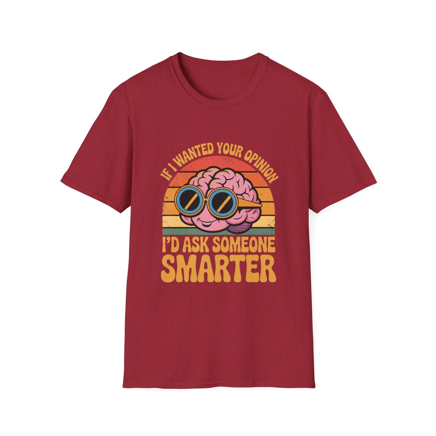Smarter Opinion Tee – Bold Brain, Brutal Honesty