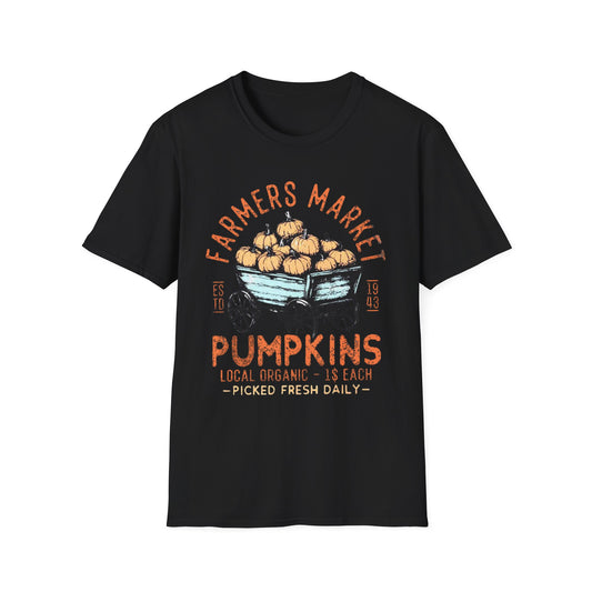 “Farmers Market Pumpkin Cart” Tee – Est. 1943 Edition