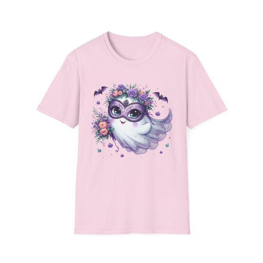 “Masquerade Ghost” Tee – Floral Phantom Edition
