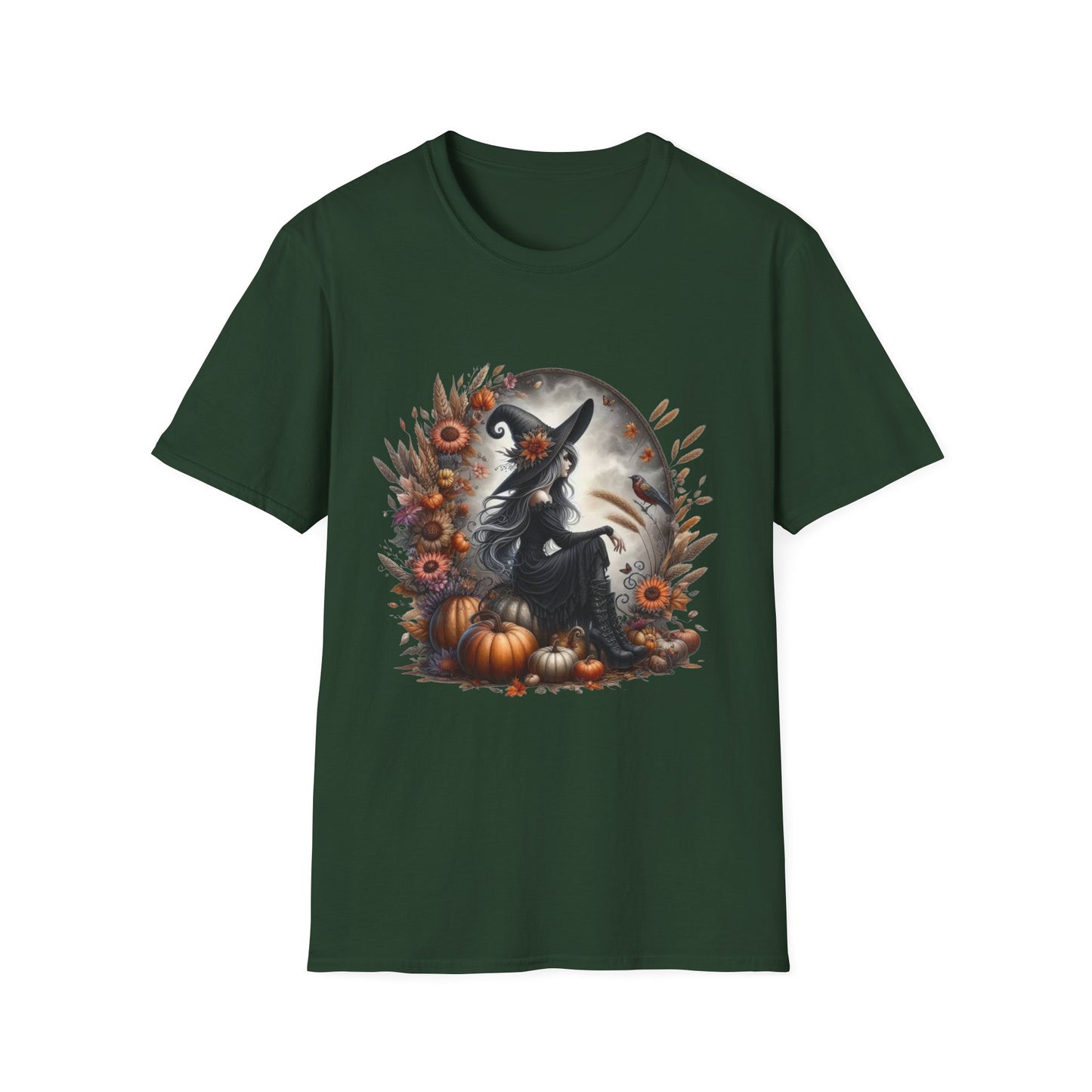 Witching Season Halloween T-Shirt, Enchanting Witch Tee, Witching Grace Costume Shirt, Halloween Party Top, Woman Witch Power
