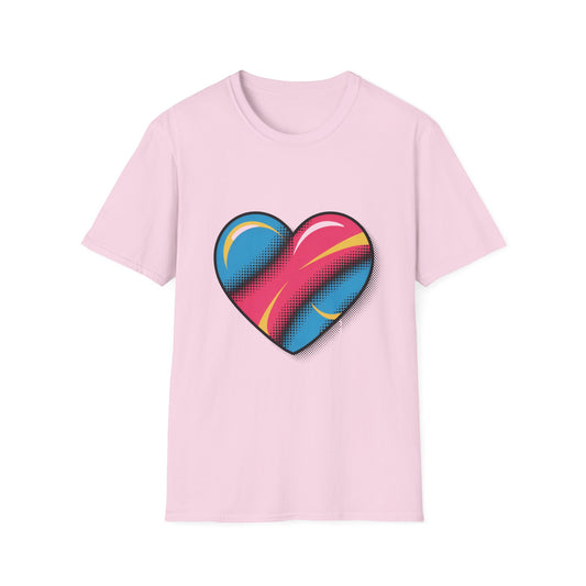 Retro Pulse Heart Graphic Tee