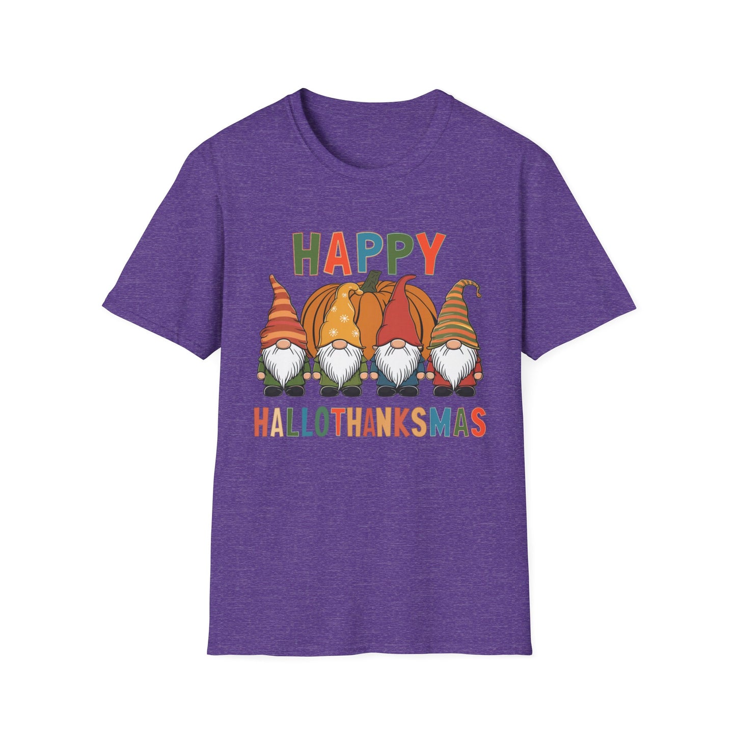 Happy HalloThanksMas – Gnome Squad Edition Short Sleeve Tee