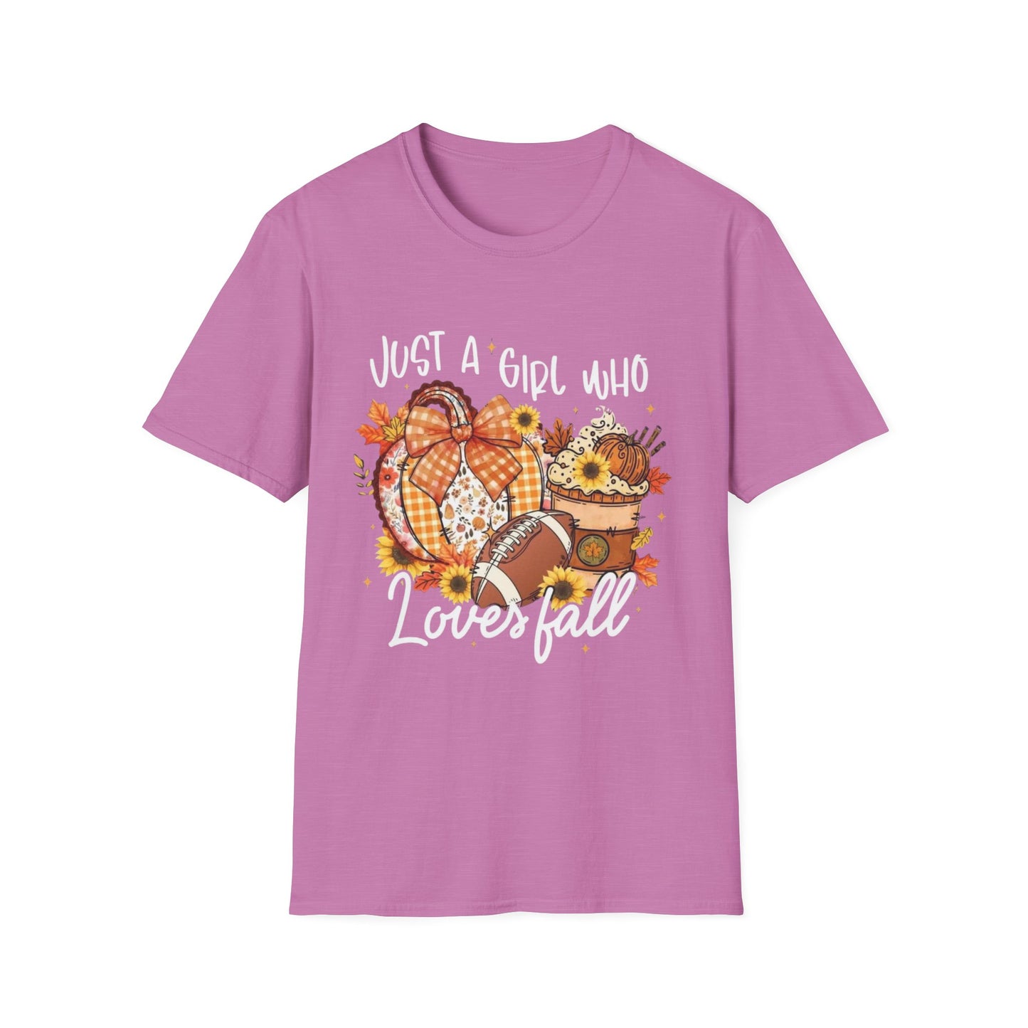 Just a Girl Who Loves Fall Short Sleeve Tee