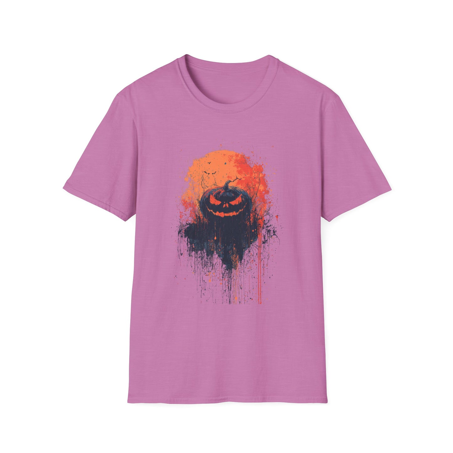 Moonlit Menace Halloween Pumpkin Tee