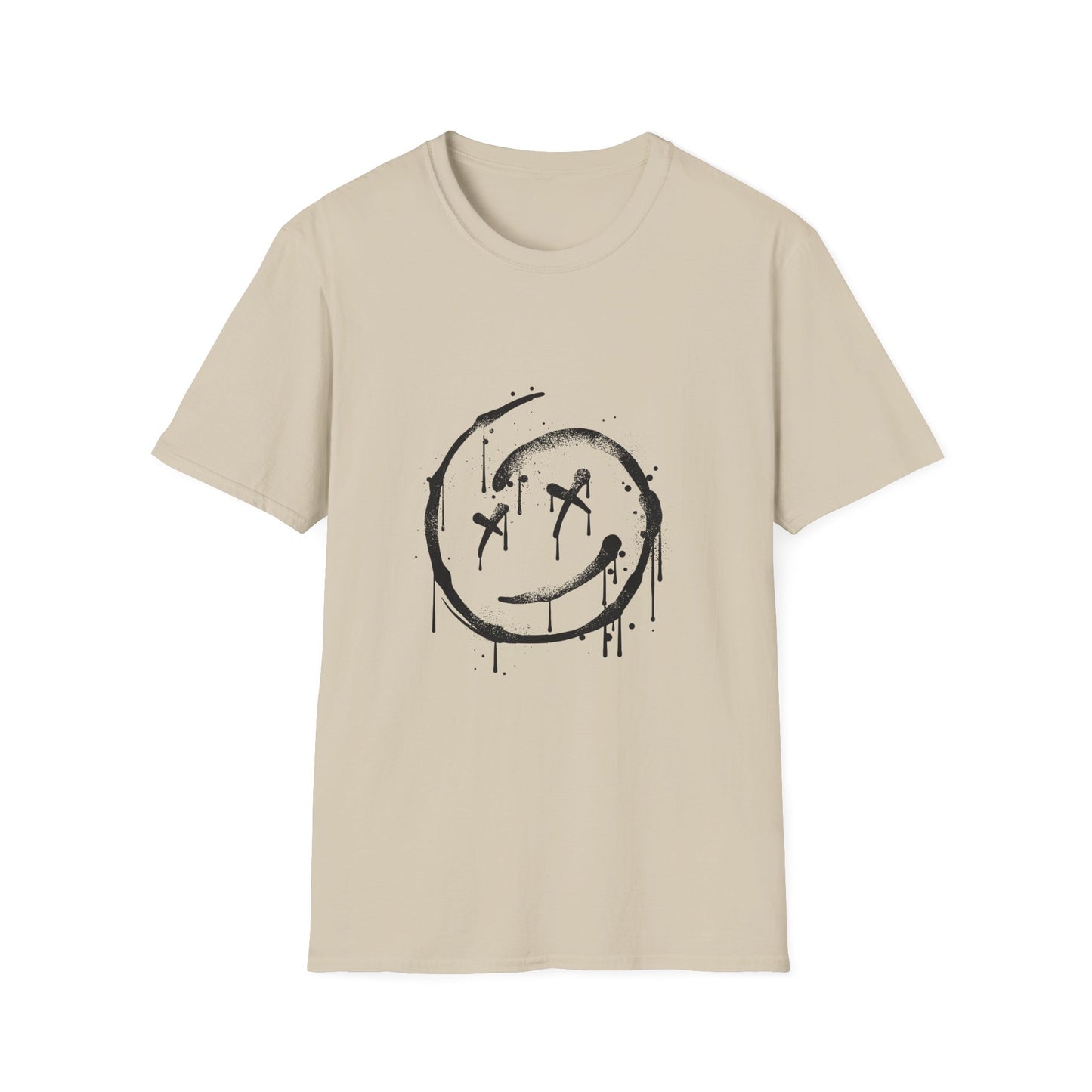 Dripping Smiley Face Graphic Tee