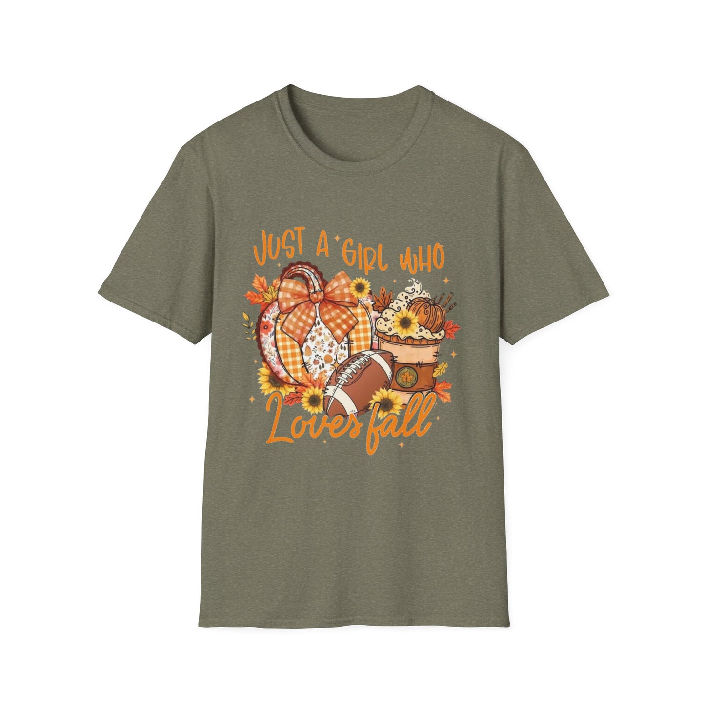 Just a Girl Who Loves Fall Short Sleeve Tee