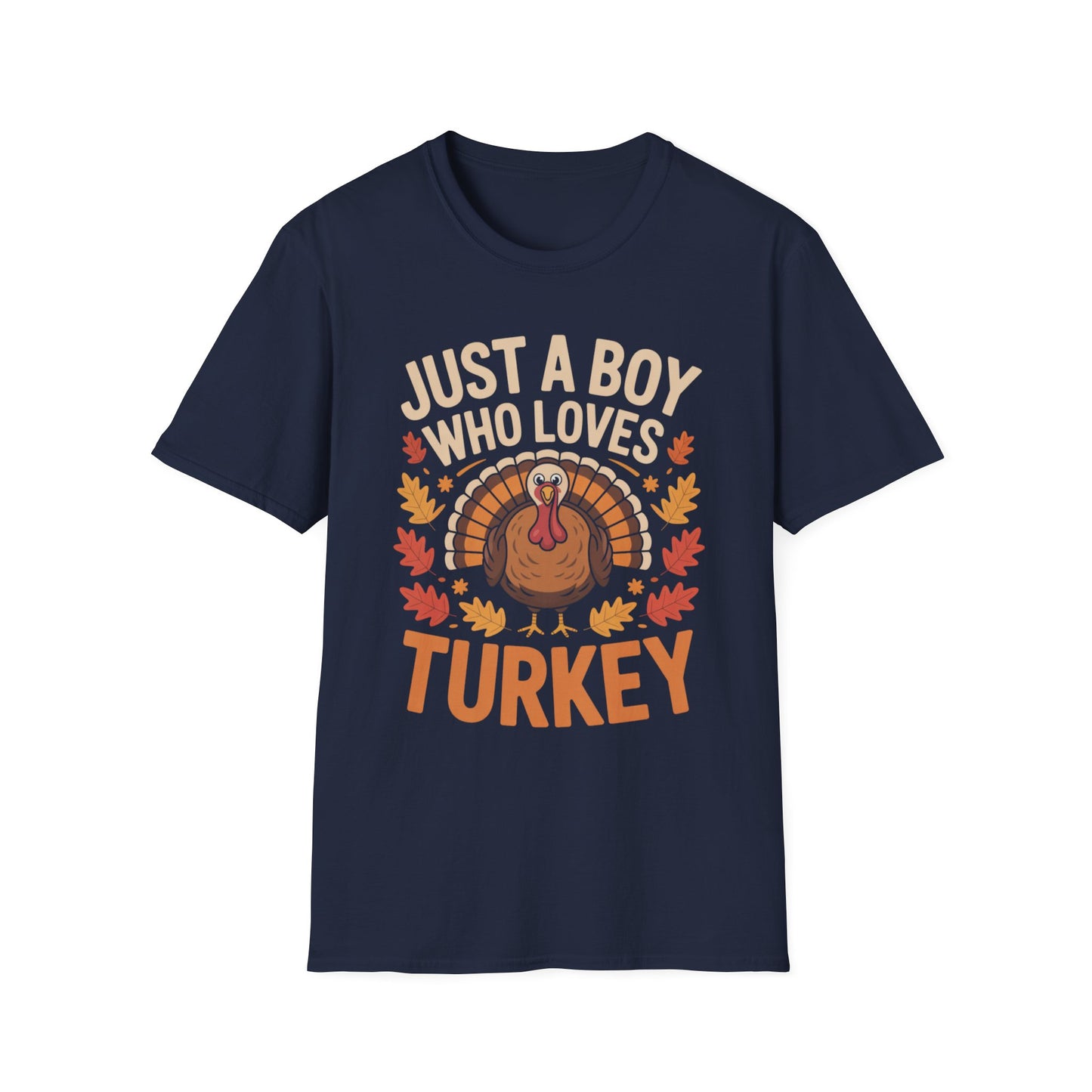 Just a Boy Who Loves Turkey Short Sleeve Tee