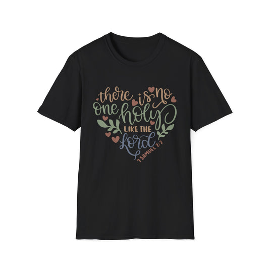 No One Holy Like the Lord Tee – 1 Samuel 2:2 HeartScript Edition