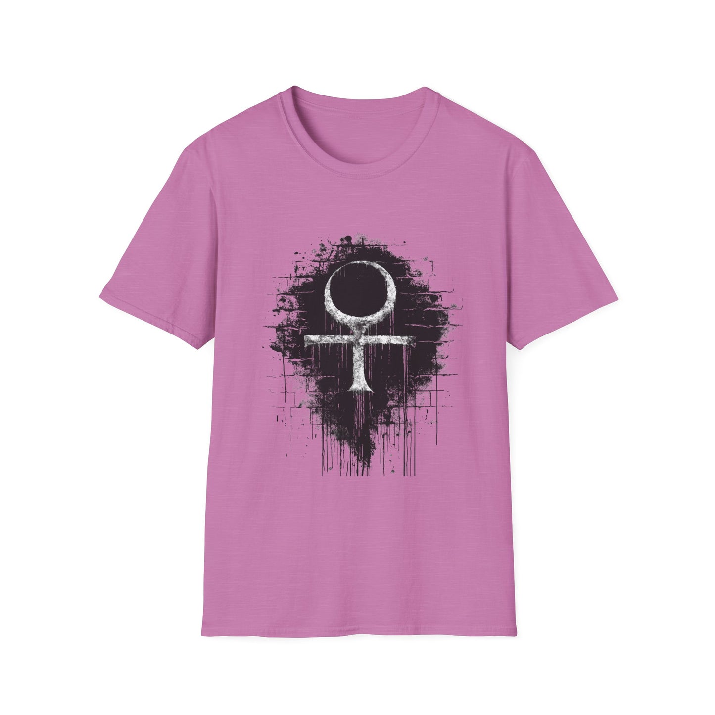 Life Eternal Distressed Christian Cross Emblem Tee