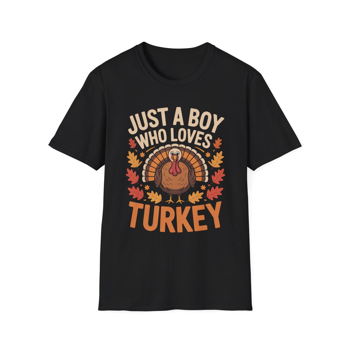 Just a Boy Who Loves Turkey Short Sleeve Tee