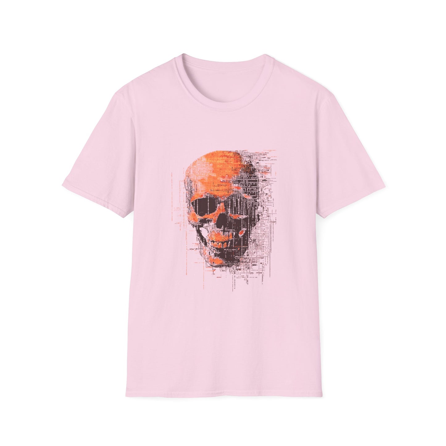 Data Decay – Glitched Skull Pixel Design