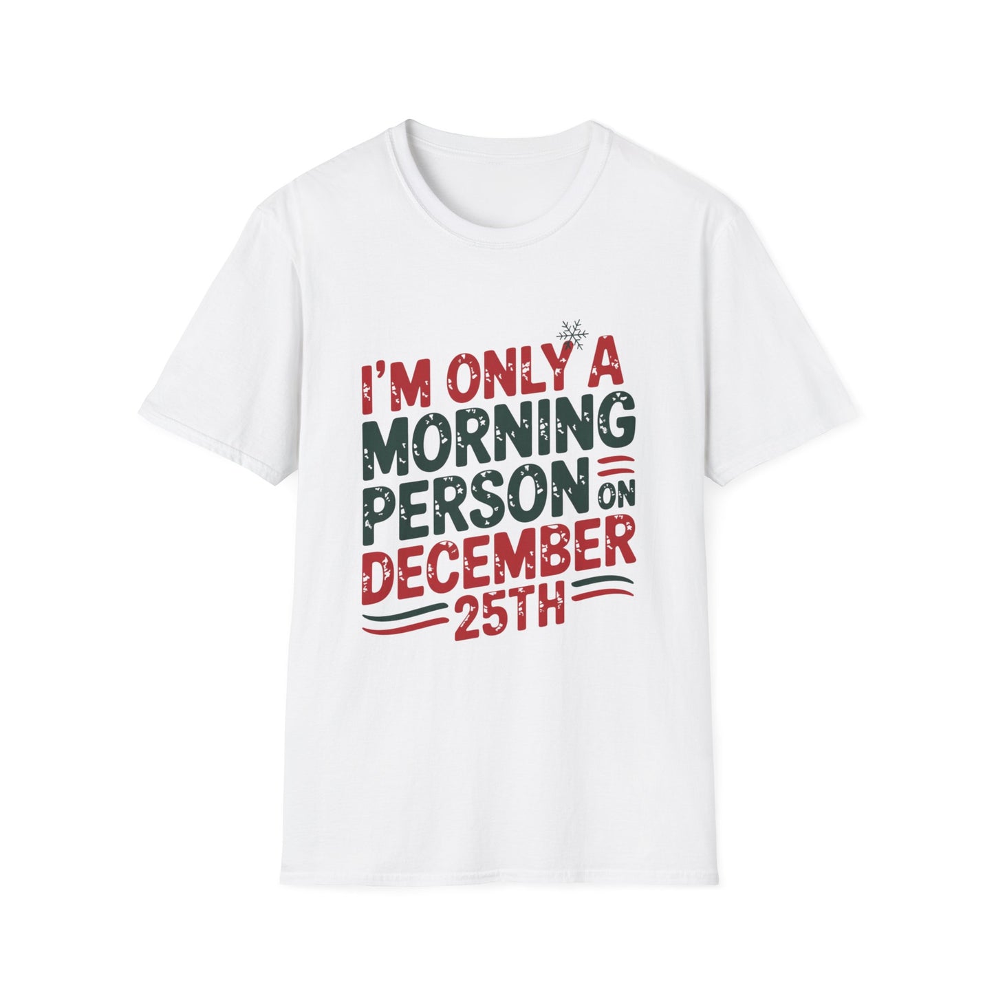 December 25th Morning Tee – Powered by Presents & Peppermint