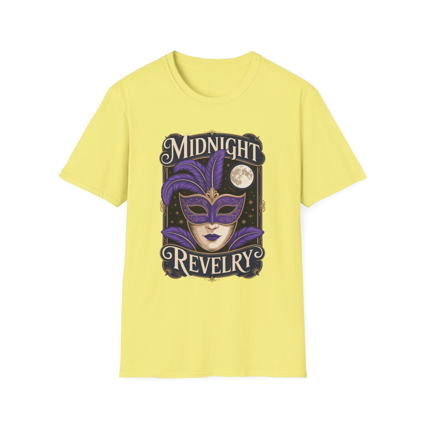 Midnight Revelry Masquerade Graphic Tee