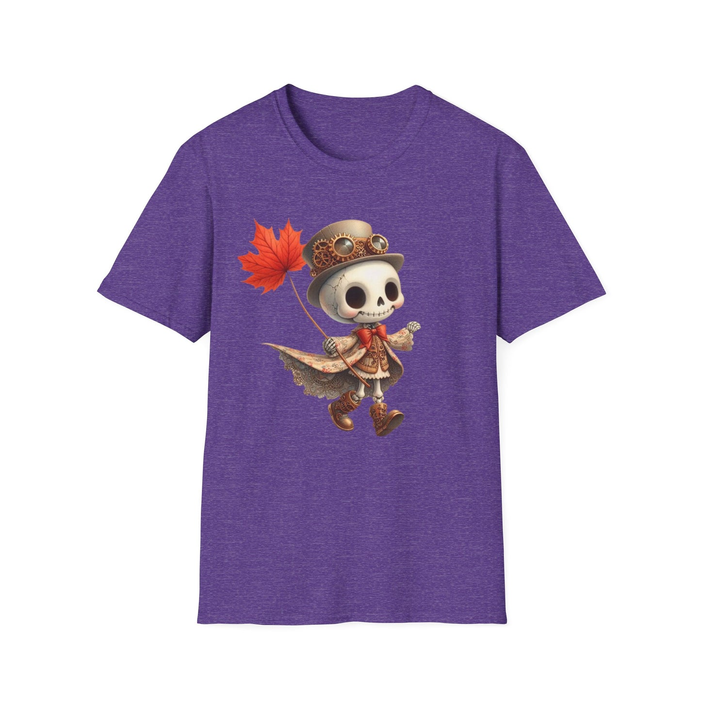“Leaf Balloon Skeleton” Tee – Steampunk Harvest Edition