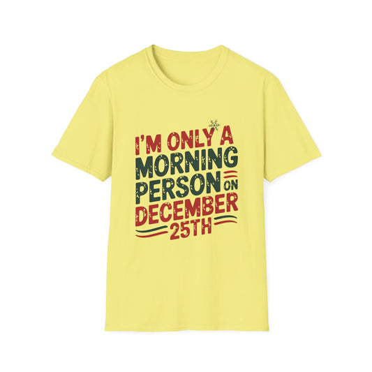 December 25th Morning Tee – Powered by Presents & Peppermint