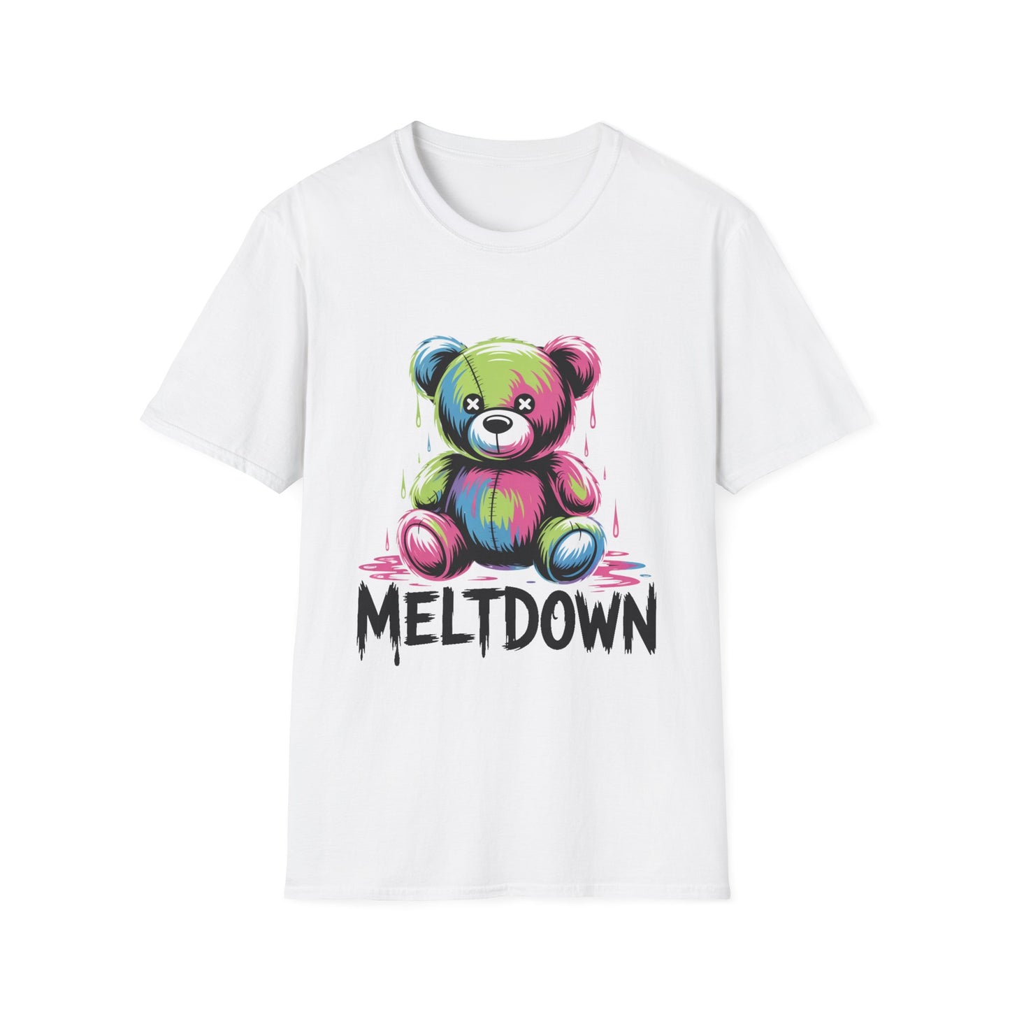 Meltdown Teddy Bear Graphic Tee
