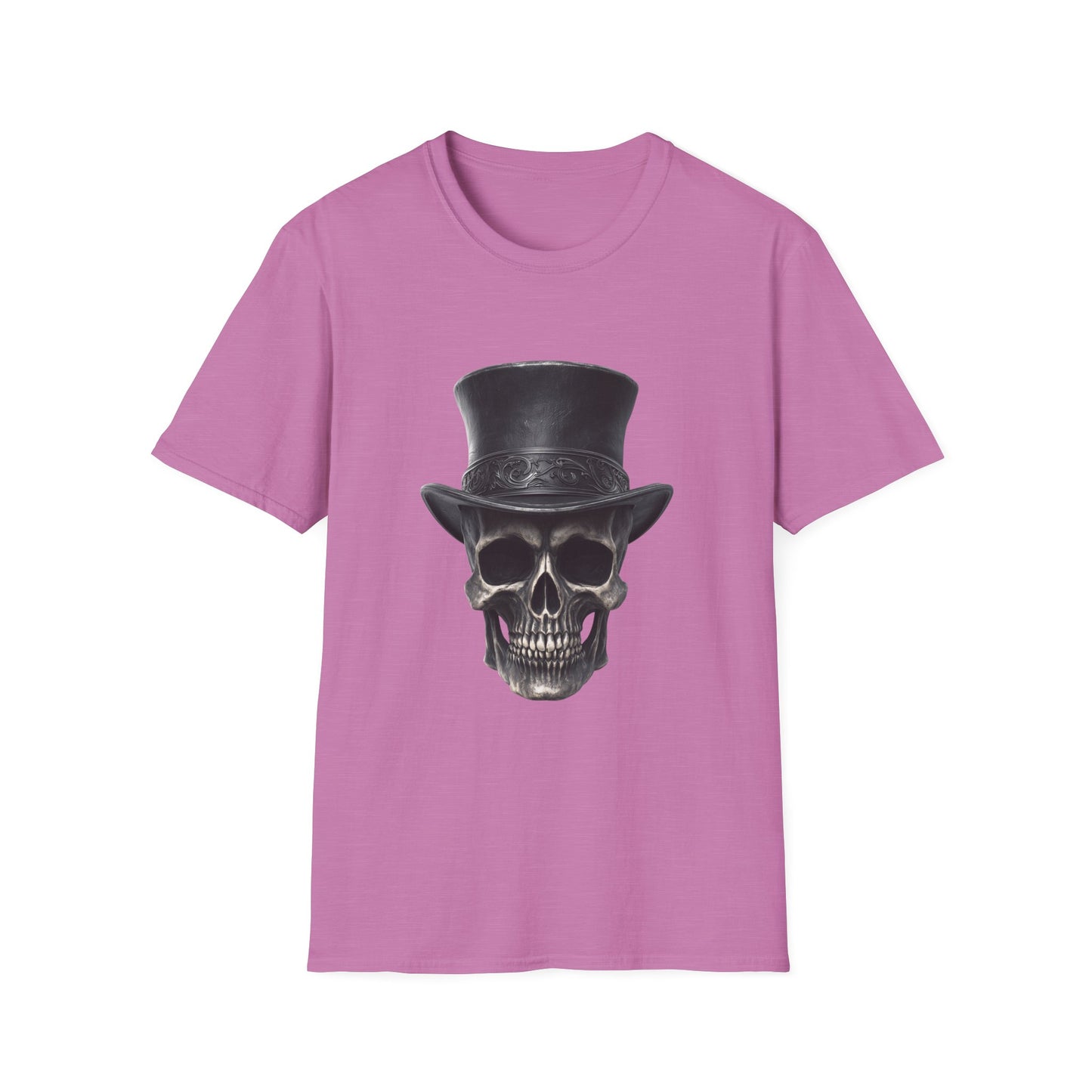 Dapper ‘Til Death – Gothic Skull Top Hat Tee