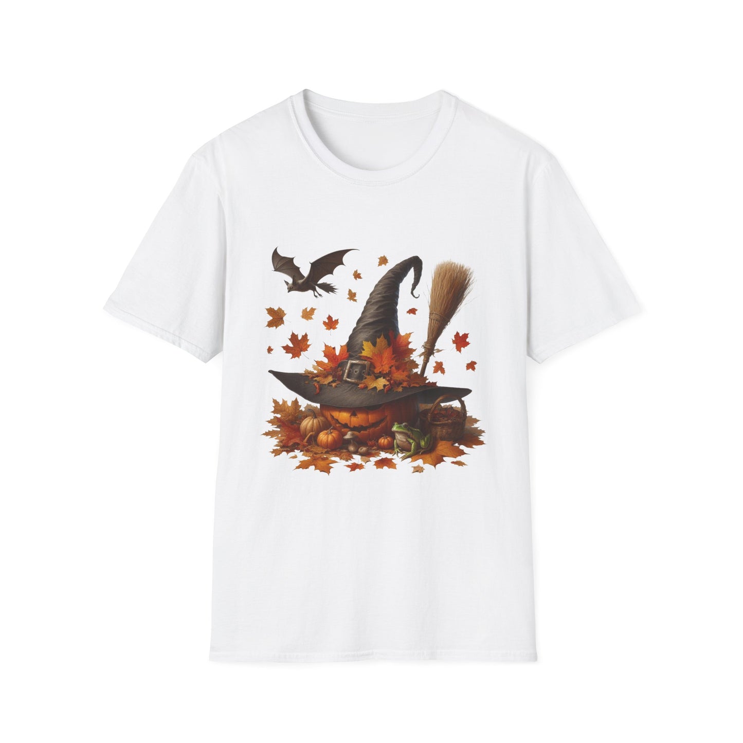 “Pumpkin Witch’s Harvest” Tee – Autumn Familiar Edition