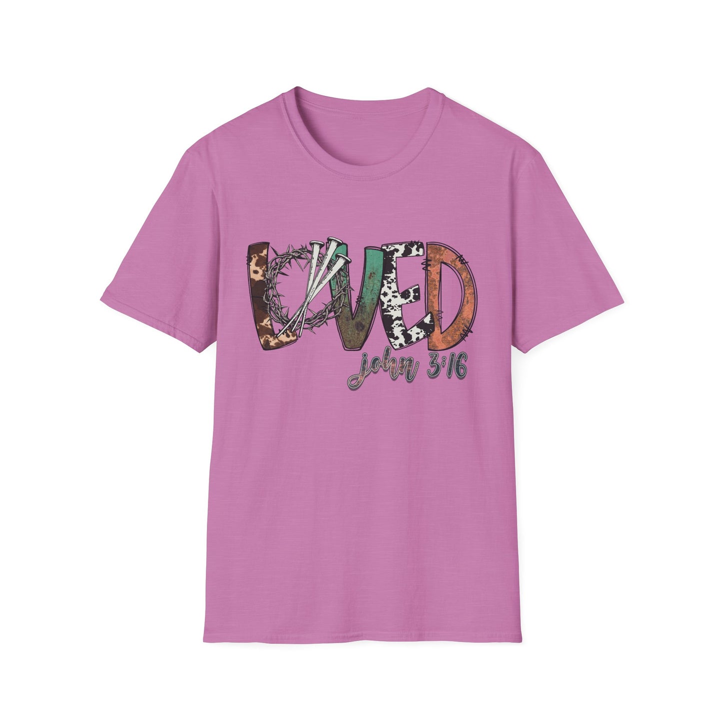 LOVED – John 3:16 Textured Faith Tee