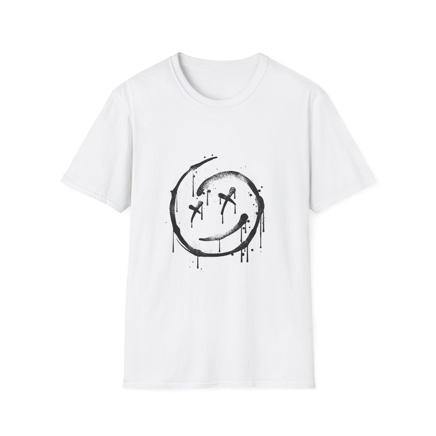 Dripping Smiley Face Graphic Tee