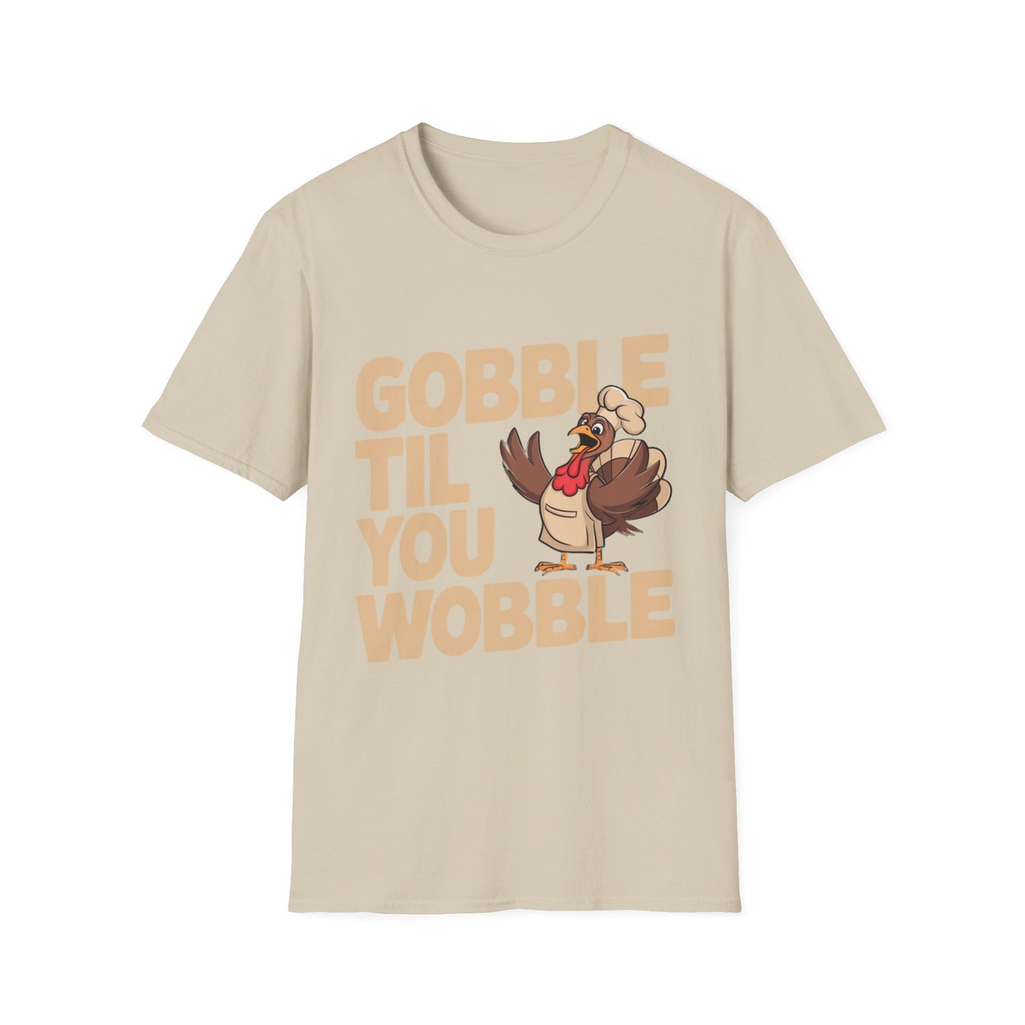 Gobble Til You Wobble – Chef Turkey Edition Short Sleeve Tee