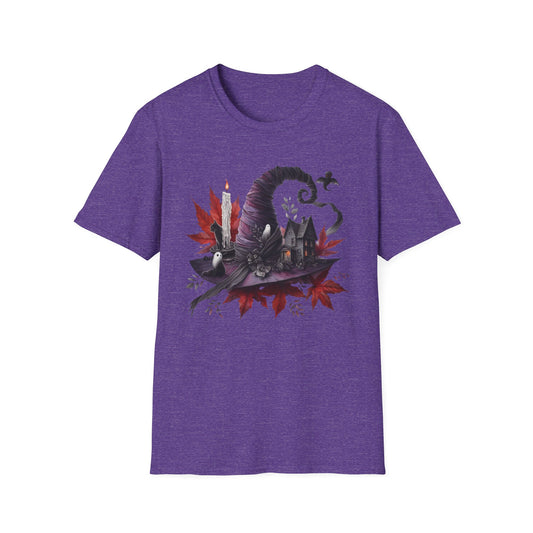 “Witch’s Hat & Haunted Companions” Tee – Autumn Enchantment Edition