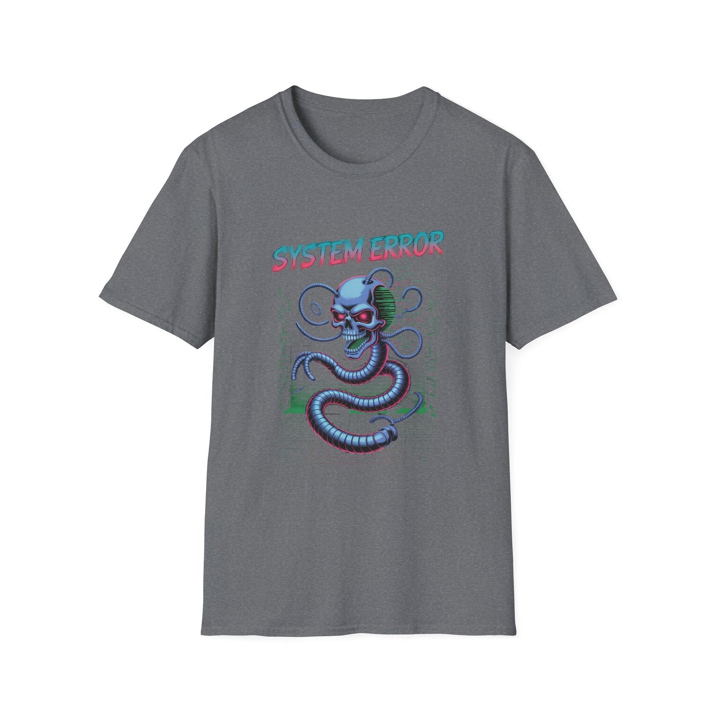 System Error – Cyber Skull Serpent Design