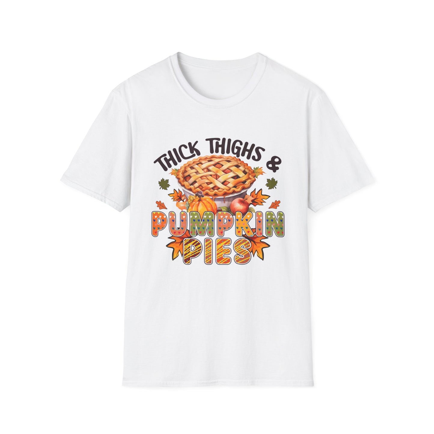 Thick Thighs & Pumpkin Pies – Fall Flavor Edition Short Sleeve Tee