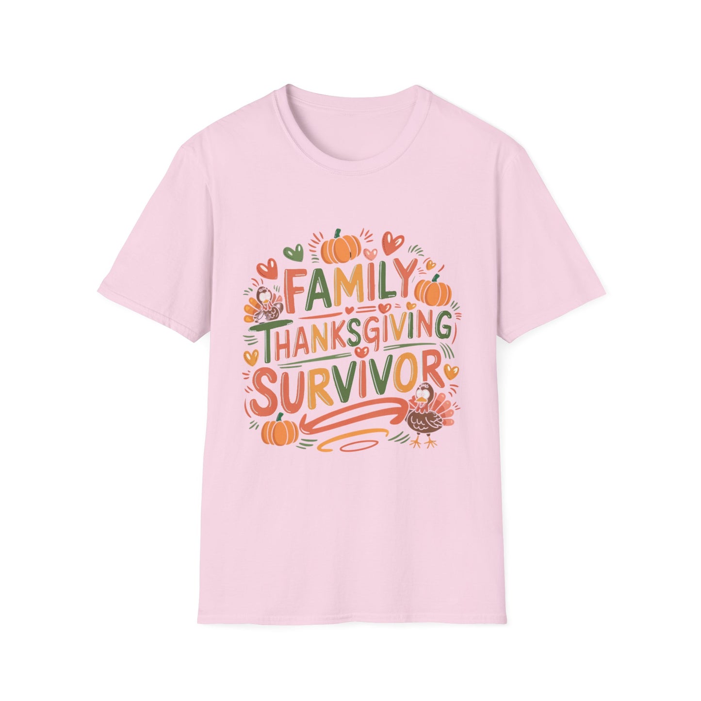 Family Thanksgiving Survivor Short Sleeve Tee