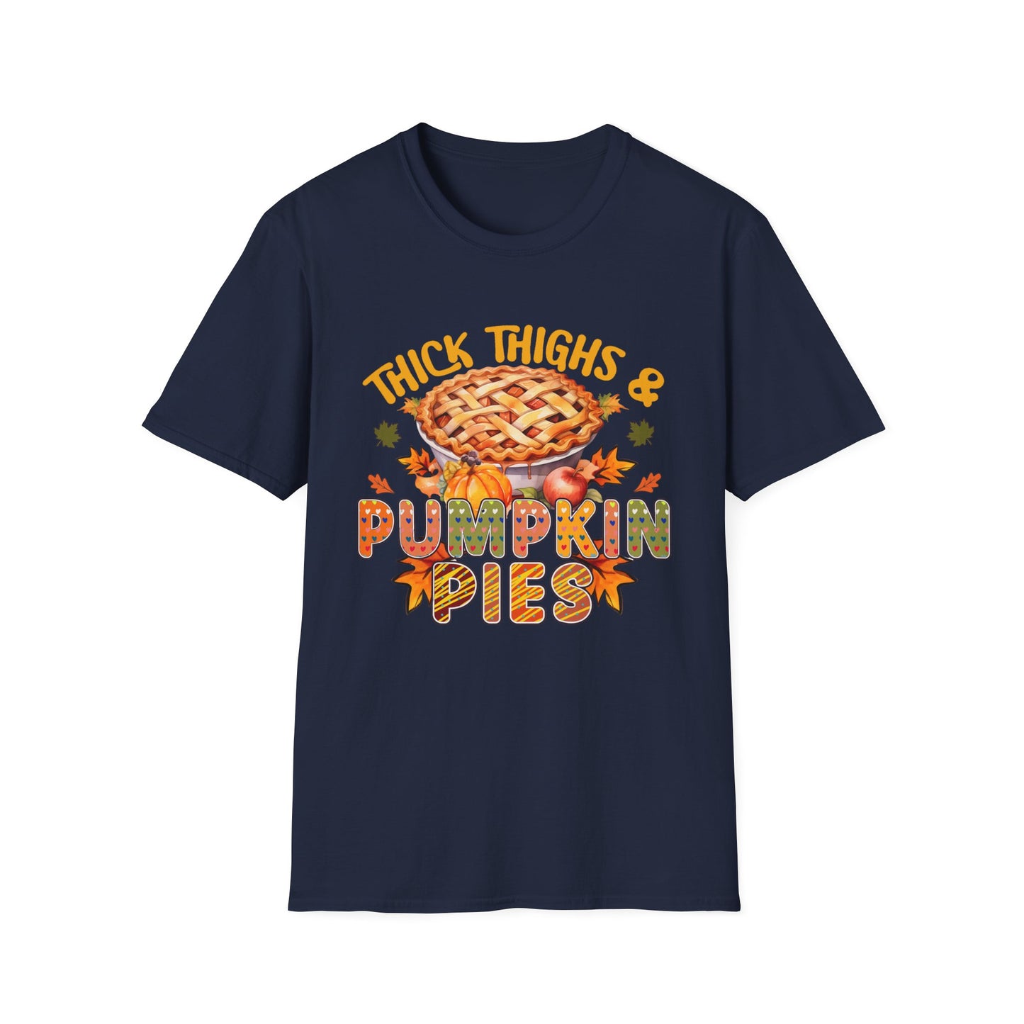 Thick Thighs & Pumpkin Pies – Fall Flavor Edition Short Sleeve Tee
