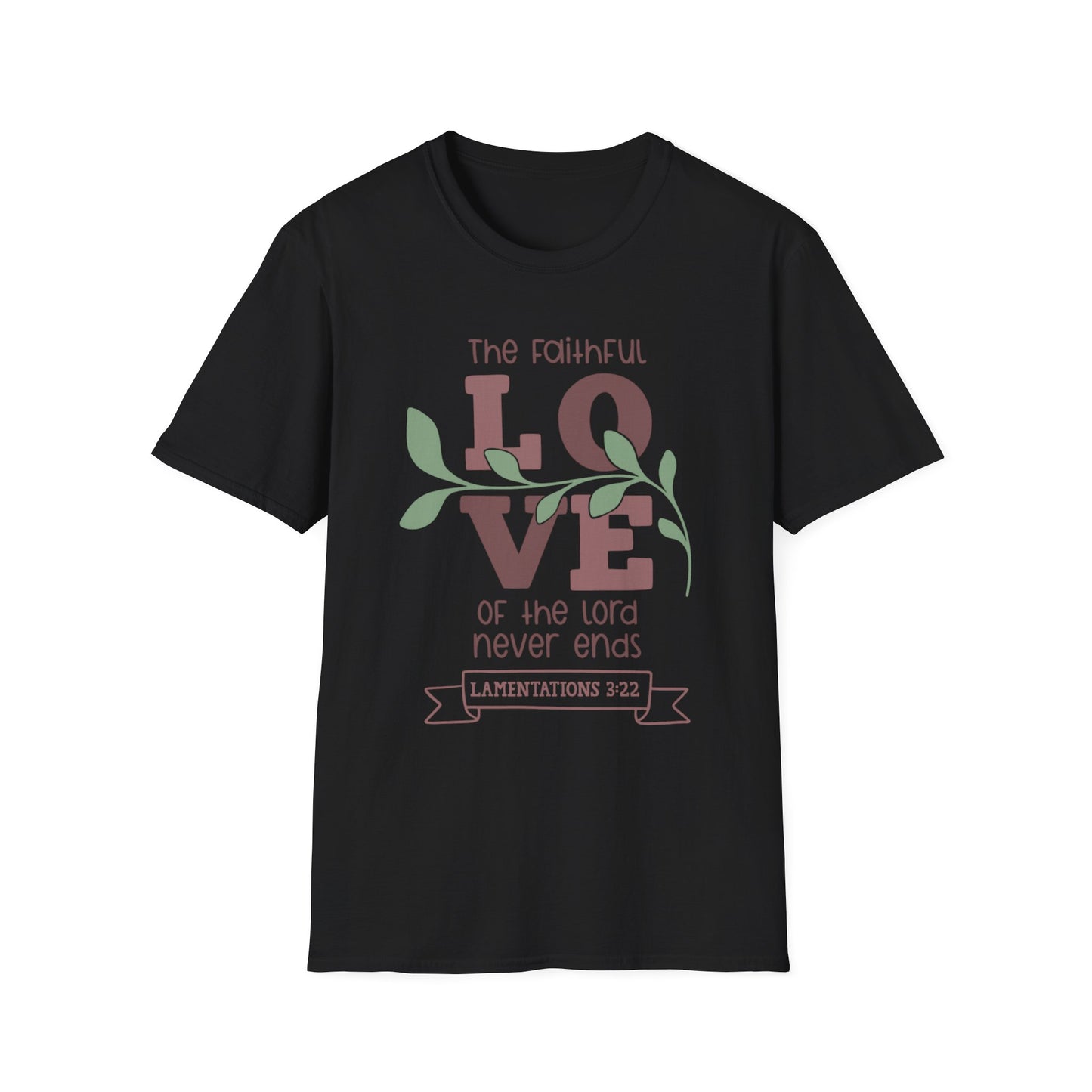 Faithful Love Tee – Lamentations 3:22 Vine Edition