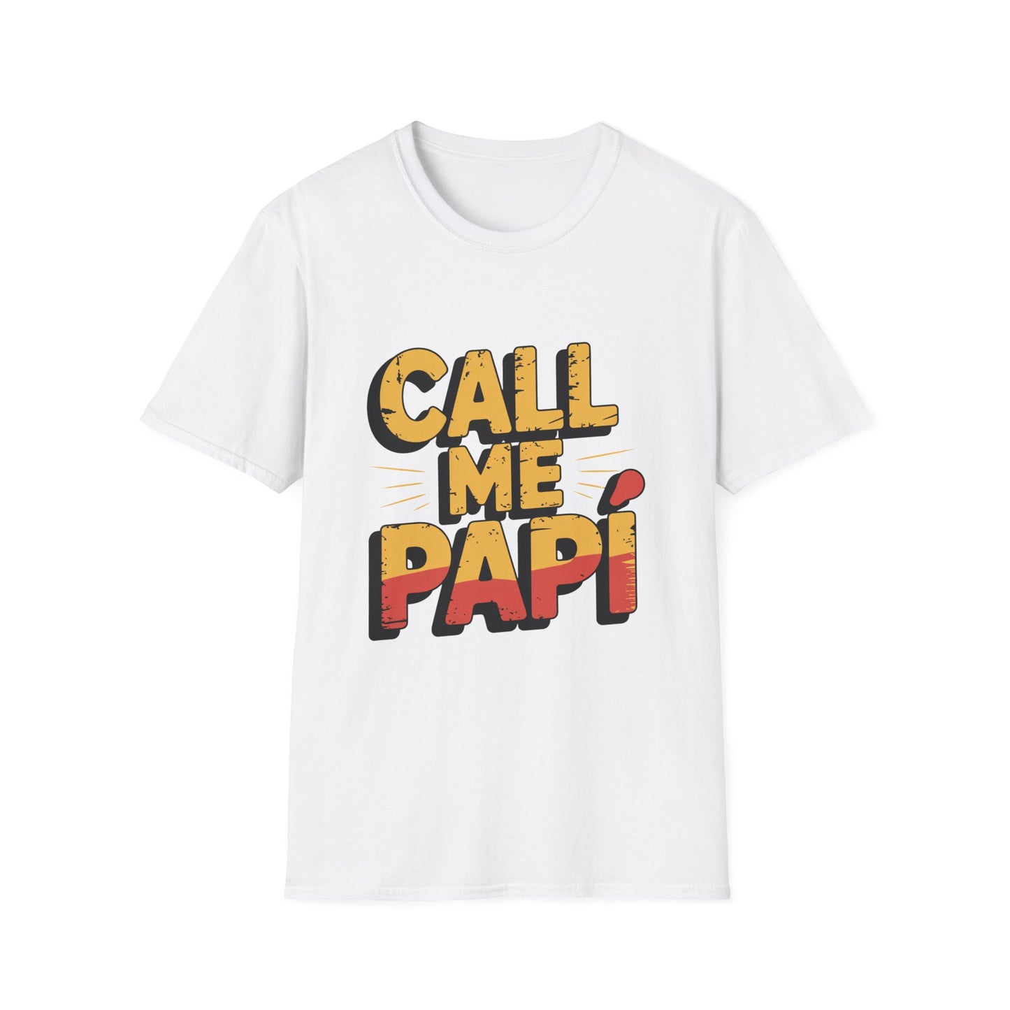 CALL ME PAPÍ – Distressed Gradient Tee