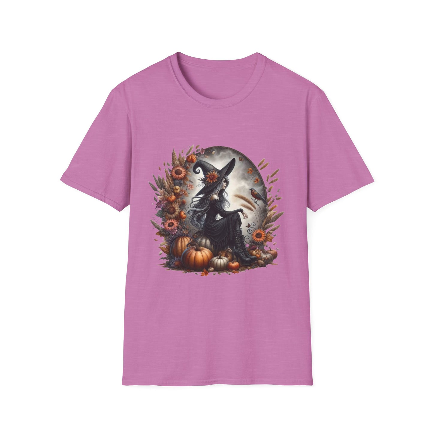 Witching Season Halloween T-Shirt, Enchanting Witch Tee, Witching Grace Costume Shirt, Halloween Party Top, Woman Witch Power