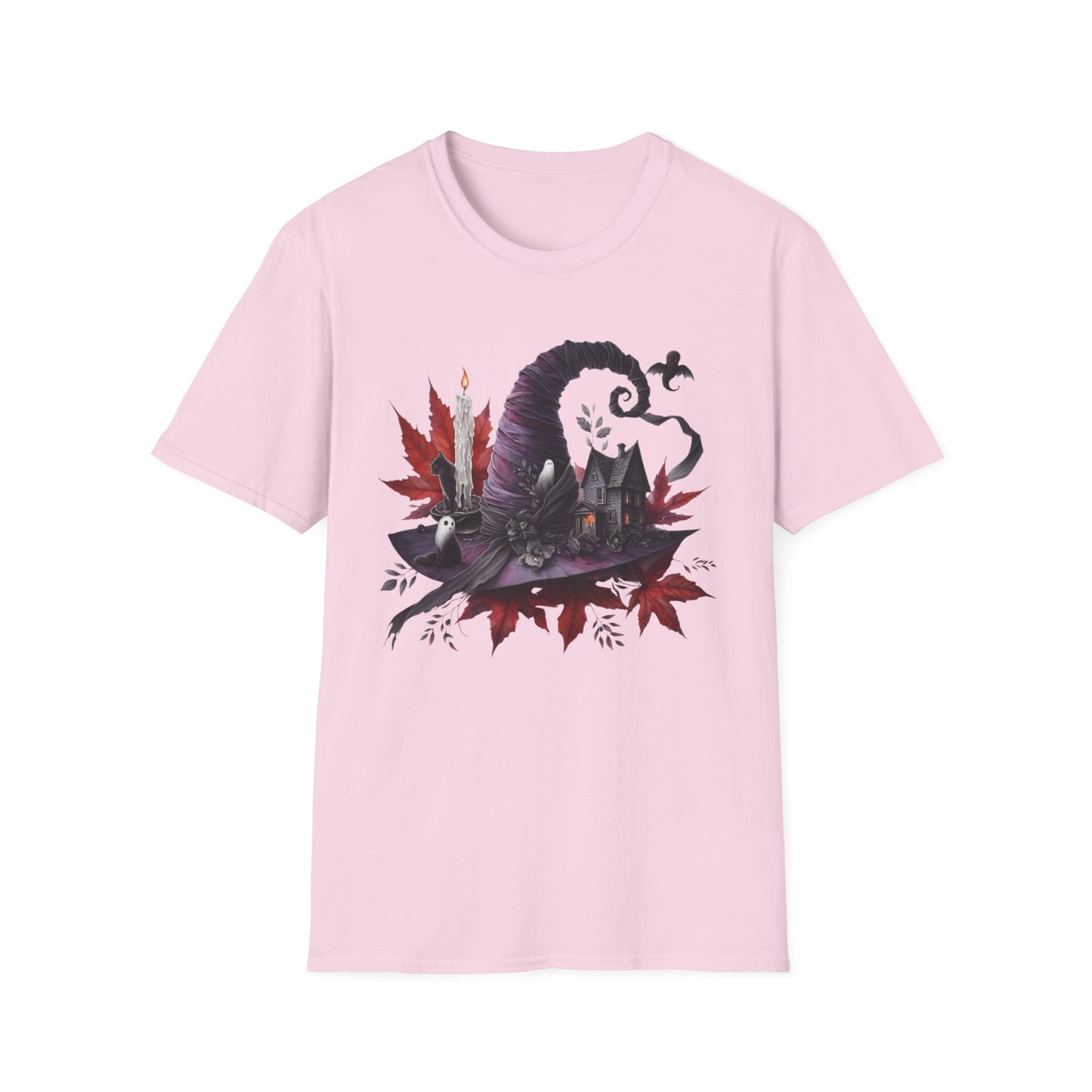 “Witch’s Hat & Haunted Companions” Tee – Autumn Enchantment Edition